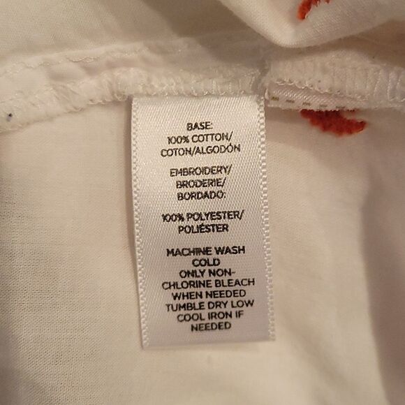 3/$30 VTG LOFT Petite Hi-Low Heart Embroidered Coquette Semi-sheer Blouse - Picture 6 of 9